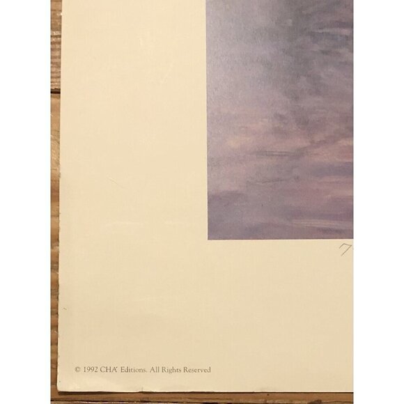 30"x25 Signed Numbered Limited Edition Print of ETERNAL NOTRE DAME by CHA' HYONG - Picture 9 of 9